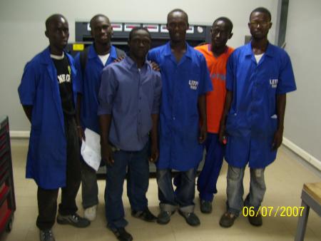 mes collegues et Mr thiam